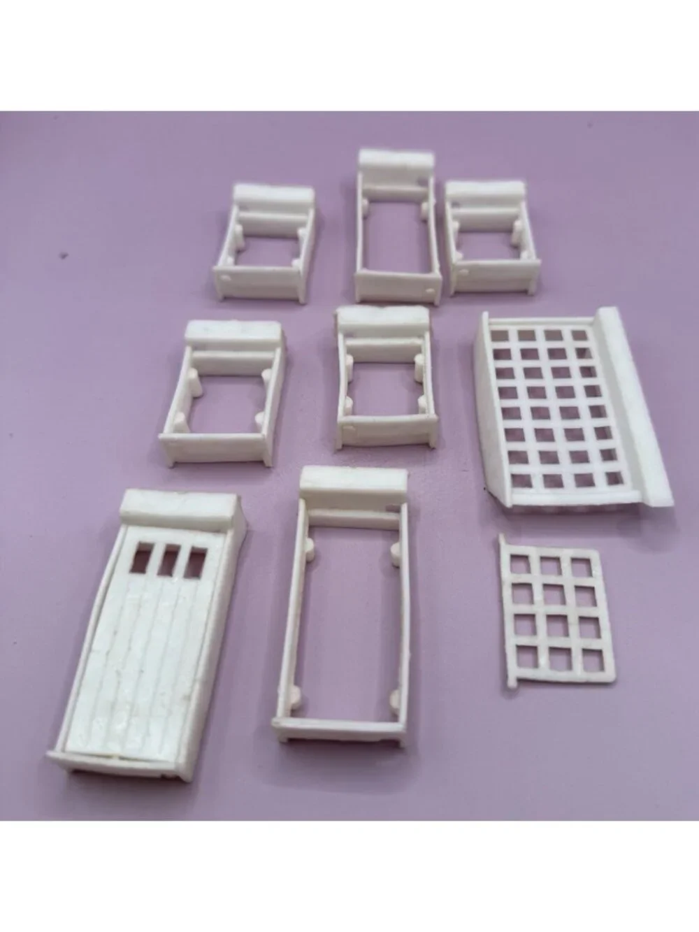 1970 Playskool Milton Bradley Plastic Building Blocks Replacement 24 Pieces